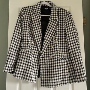 Houndstooth Blazer in size L